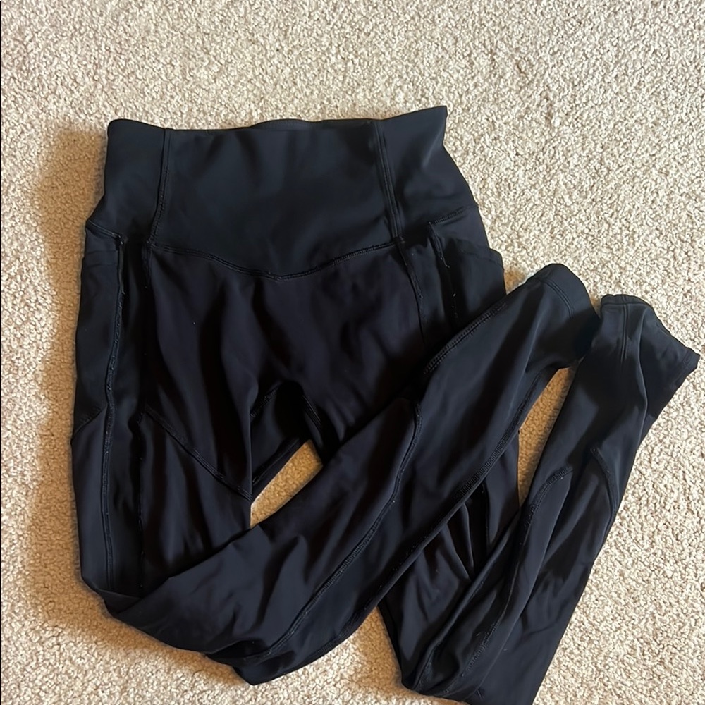 Black High-Waisted Leggings